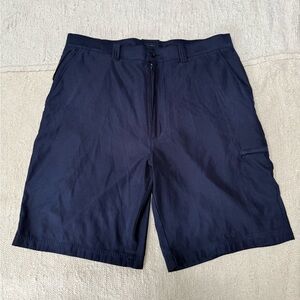 PGA Tour Tech Zone Blue Golf Active Shorts Size 36 Cargo